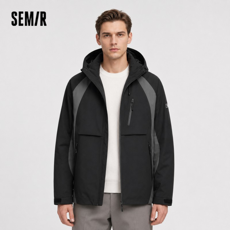 Outdoor Sport Winter Jacket - Chaqueta de Plumón Semir para Hombre,