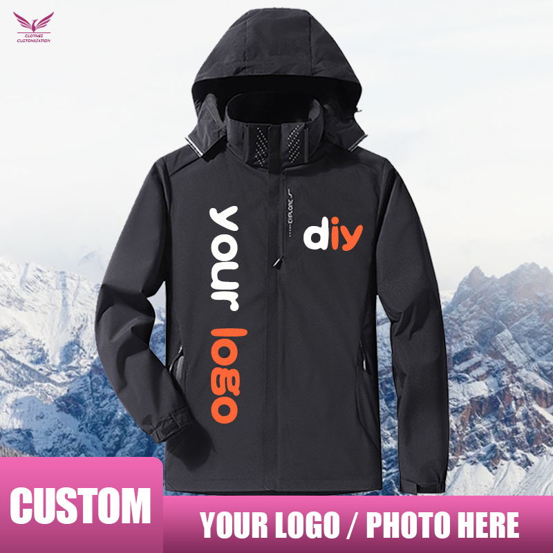 Outdoor Sport Logo - Chaqueta Deportiva Impermeable de Moda para